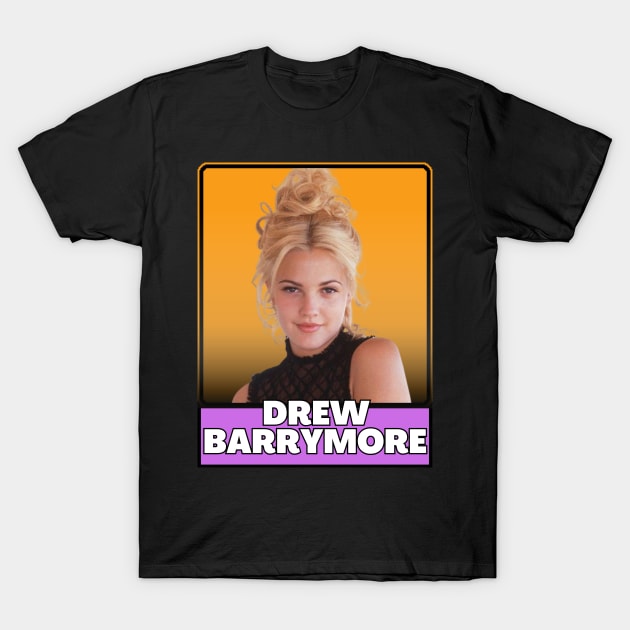 Drew barrymore (retro) T-Shirt by GorilaFunk